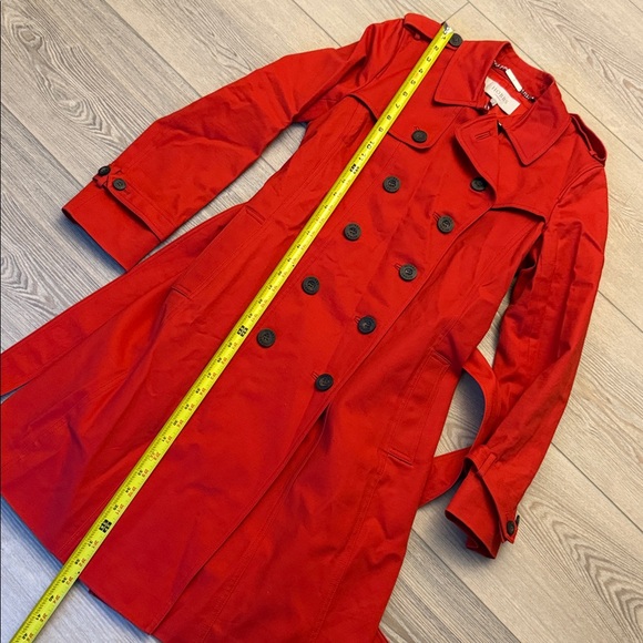 Hobbs London Women's Red/orange Trench Coat size 8 EXCELLENT CONDITION - Picture 16 of 16